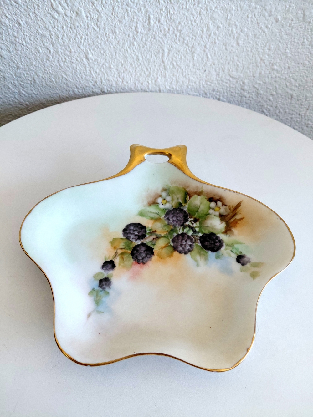 Hand Painted Fine Porcelain Dish Bowl MC Vintage Germany ? - Picture 1 of 15